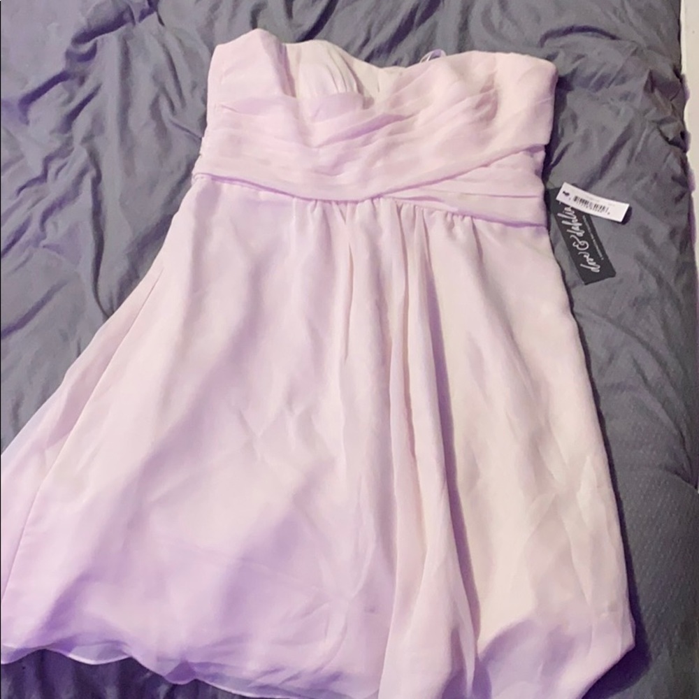 Brand new strapless dress never worn size 10